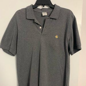 Grey Brooks Brothers Mens Polo